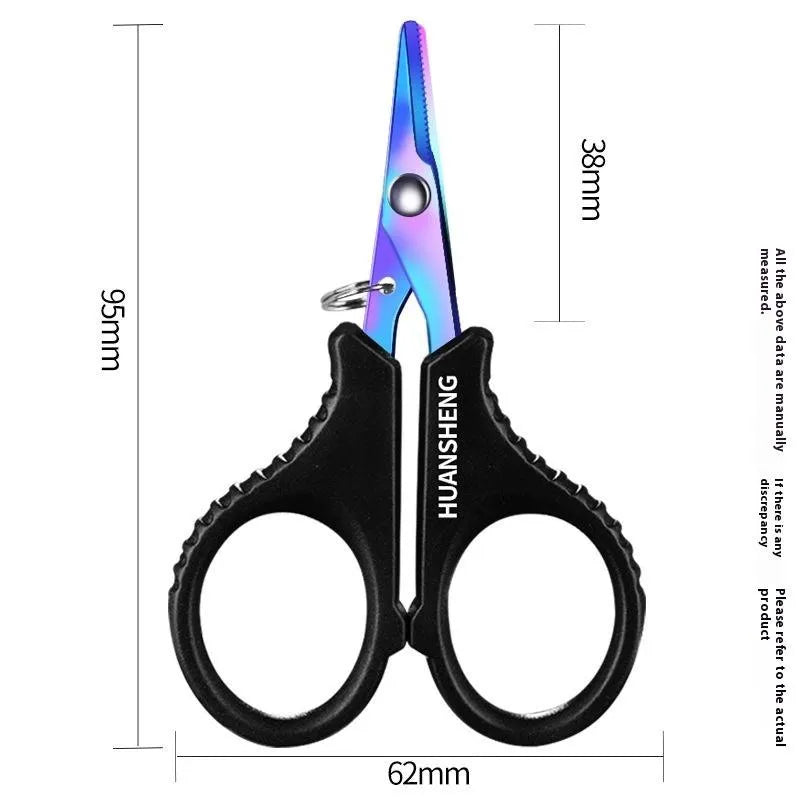 Titanium Coating Stainless Steel Fishing Scissor Plier Cut PE Braid Qme 2