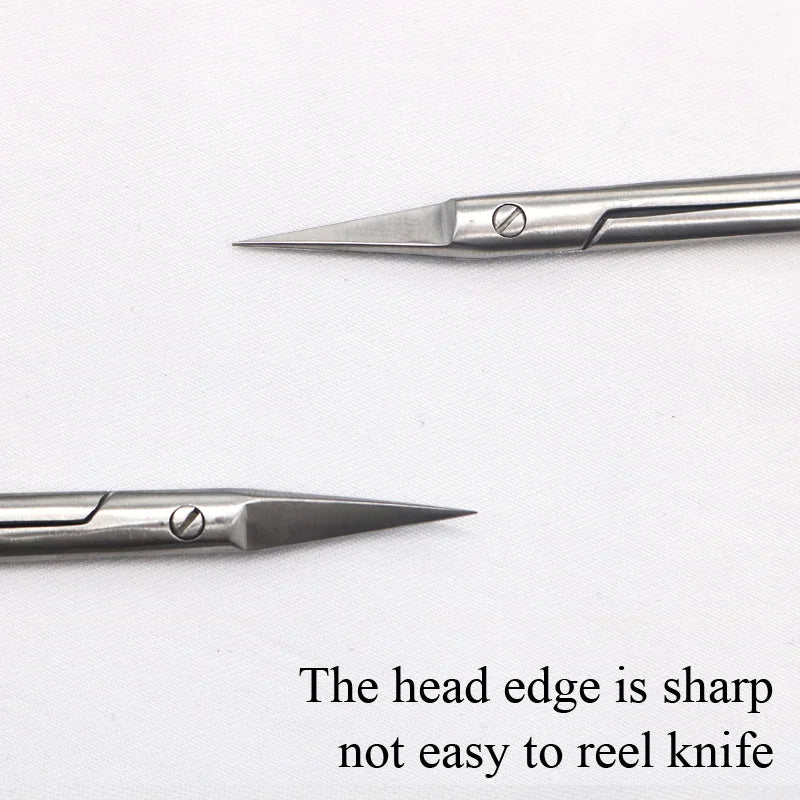 Double-eyelid Scissors Gold Handle Stainless Steel Surgical Qme