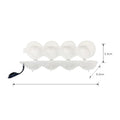 New Ice Ball Mold Ice Ball Maker DIY Ice Cream Moulds Whiskey Cocktail Sphere Round Ice Cube Mold Bar Party Kitchen Accessories Qme Clear (4 grids)