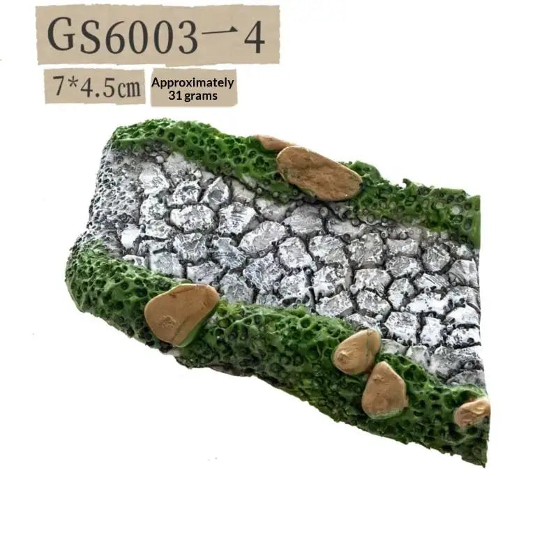 Resin Art Decoration Micro Landscapes Flower Pot Miniature Qme A4