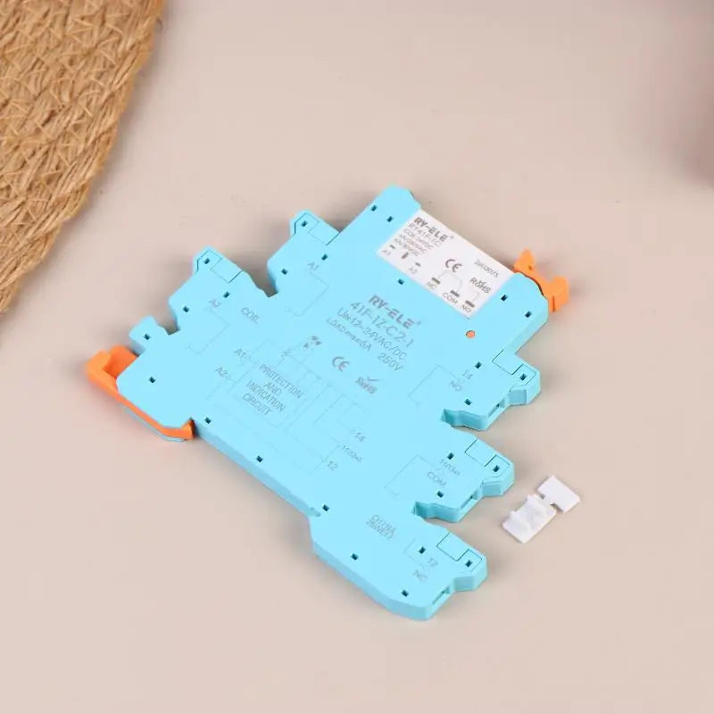 Slim Profile Relay RY41F-1C 12V 24V DC Ultra-thin Electromagnetic Relay Substitute for Hongfa RSL-1C-ZN PLC Interface Relays Qme A4