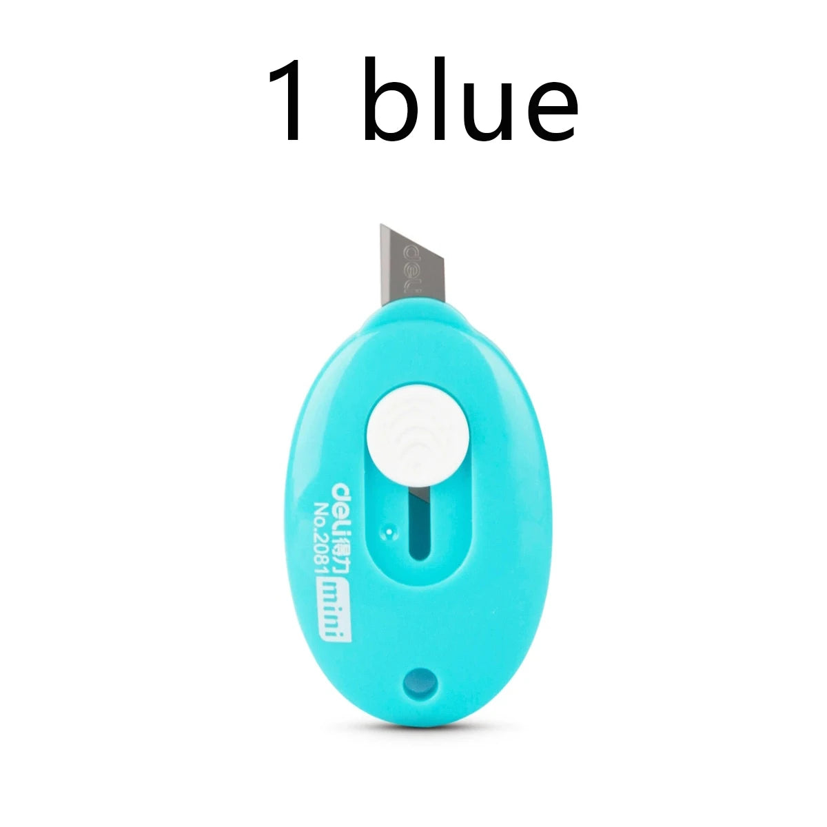 Courier Opening Knife Portable Multifunctional Courier Unboxing Knives Retractable Self-Locking Rebound Art Cutter Tool Qme 1 Pc blue