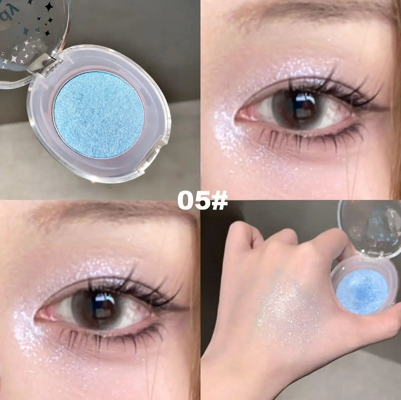 3D Color-glowing High-gloss Hightliter Powder Glitter Pearlescent Qme K23-05