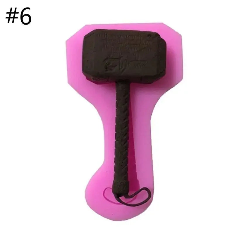 New 1pcs 3D Anime Silicone Molds Sugarcraft Fondant Chocolate Mold Face Silicone Cake Mold Cake Decorating Tools Qme 6