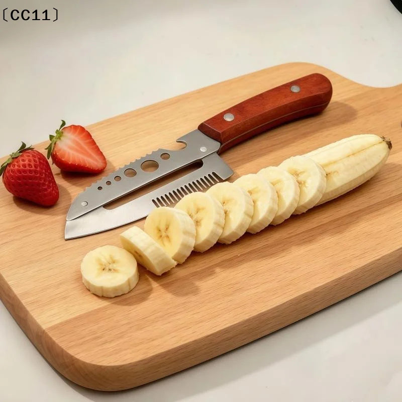 Multifunction Vegetable Peeler Kitchen Wooden Handle Bottle Opener 1 Qme
