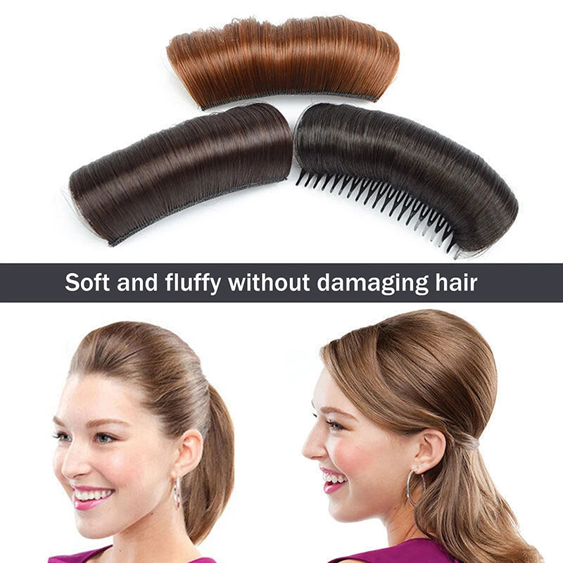 Female Wig Cushion Hair Volumizing Fiber Insert Comb Invisible Fluffy Qme