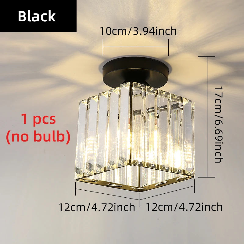 New Crystal Ceiling Chandeliers Living Room Hanging Lamp Bedroom Ceiling Lamp Villa Chandelier Lighting Room decor Lighting Qme C