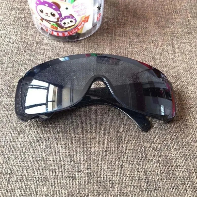 2PCS Safety Goggles Anti-UV Anti-Impact Protective Eyewear for Lab Outdoor Work Sun Protection Glasses Qme