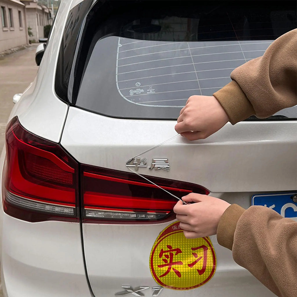 Car Emblem Removal Tool Emblem Remover No-Scratch Pry Tool Car Emblem Removal Kit for Vehicle Logo Badge Paste Qme