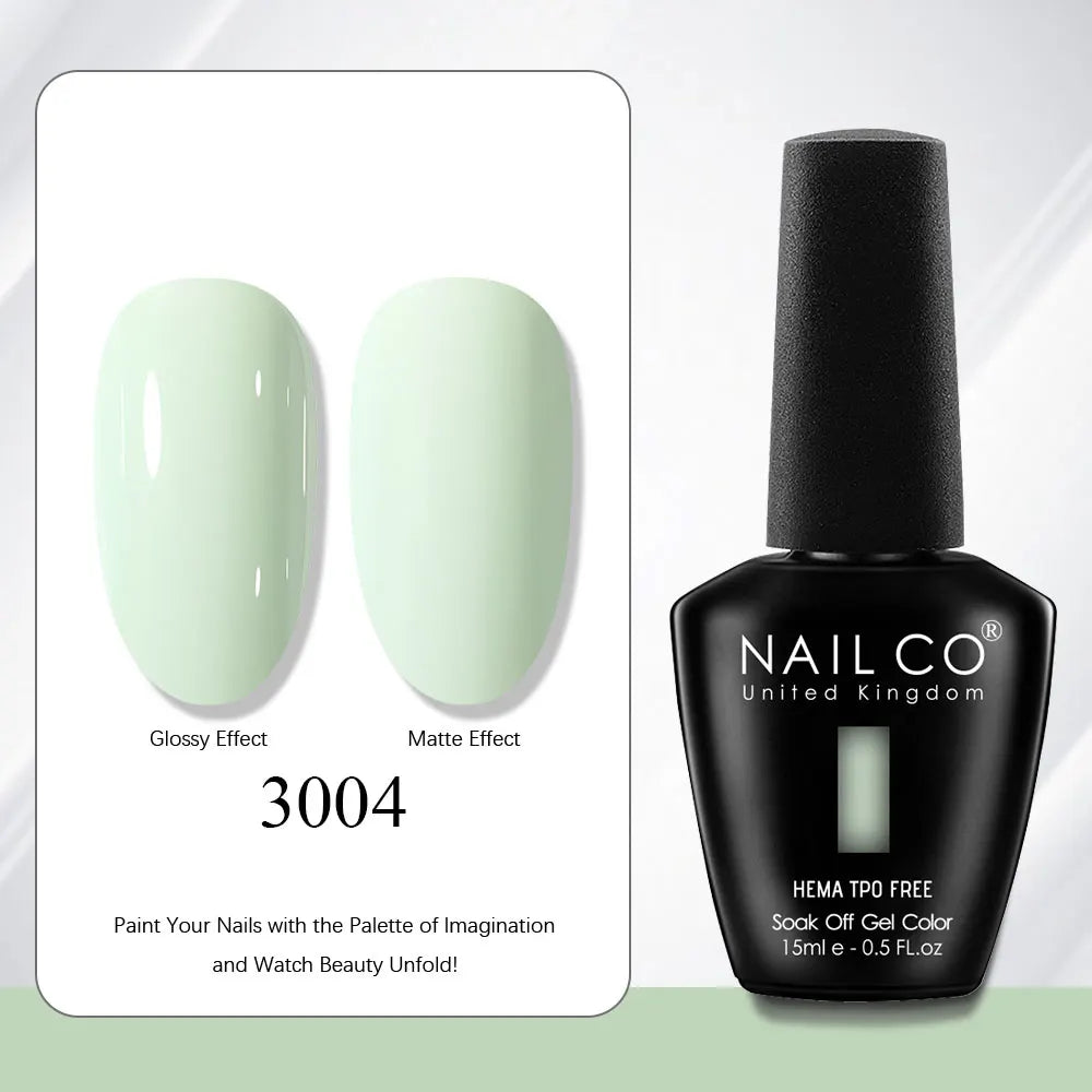 NAILCO Gel Nail Polish Nails Semi-permanent UV Varnish Glitter Glass