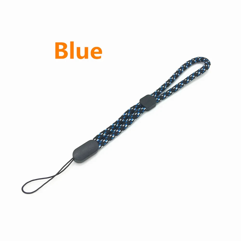 Nylon Hand Strap Adjustable Rope Wrist Wristband for Sony Canon Fujifilm Fuji Nikon Compact Camera Qme Blue