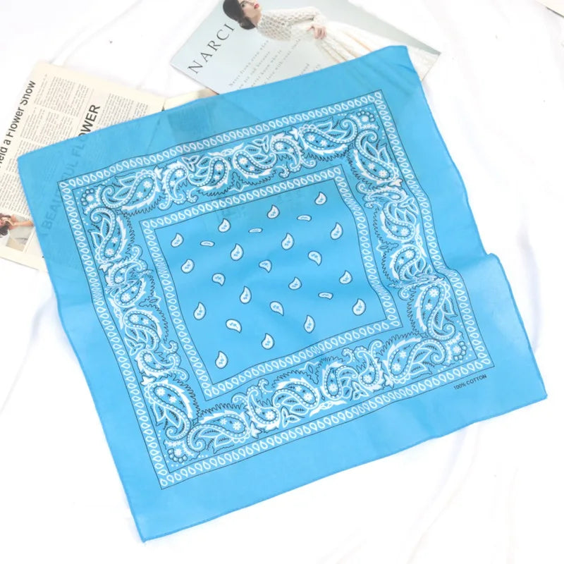 Headbands Fashion Bohemian Cotton Print Bandana Hair Bands Hip Hop Qme AA20