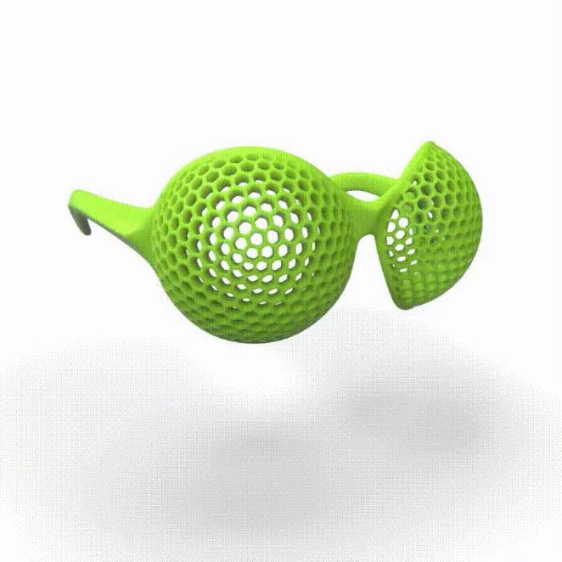 Insect Compound Eye Mesh Sunglasses Retro Grid Design Fun Summer Qme
