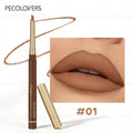 Brown Tube Slanted Lip Liner Outlines Contours Plump Charming Qme 01