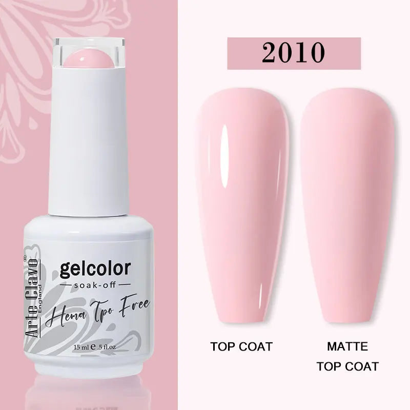 Arte Clavo HEMA TPO Soak Off UV LED Nail Gel Polish 108 Colors