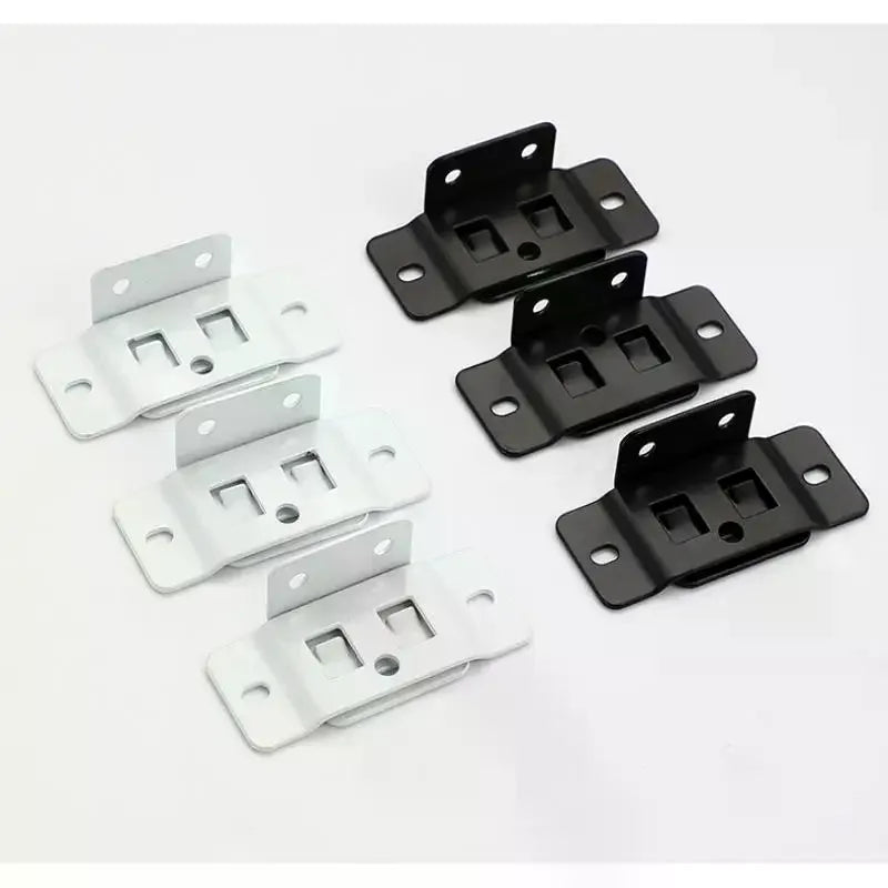 4Pcs Home Renovation DIY Tool Accessories Fixed Fastener 2-In-1 Insert Furniture Laminate L-Shaped 90 Degree Connector Qme