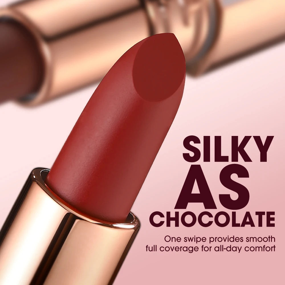 O TWO Matte Lipstick Lip Tint 8 Colors Waterproof Long Lasting Qme