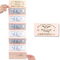 Birthday Money Envelope Folding Greeting Card Cash Holder Youngsters Qme Pink