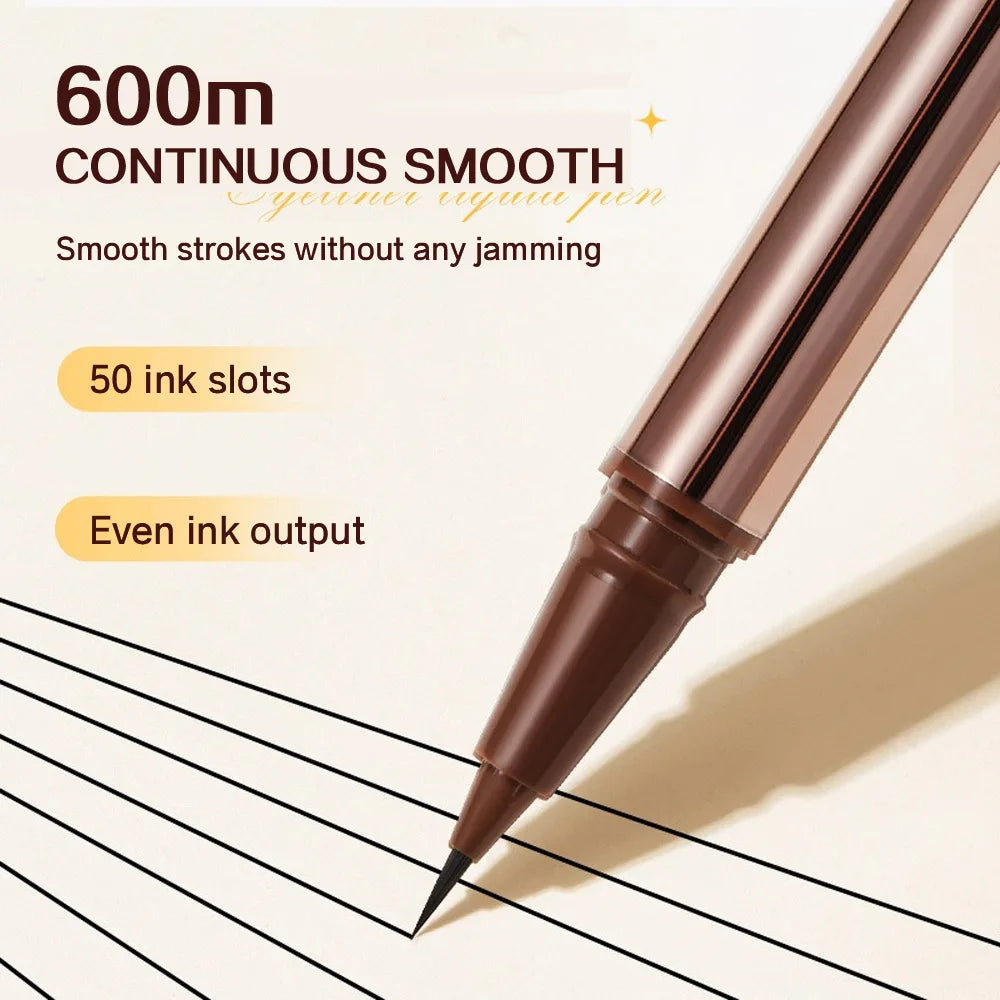 GECOMO Color-condensing Smooth Liquid Eyeliner Pen Quick-drying Qme
