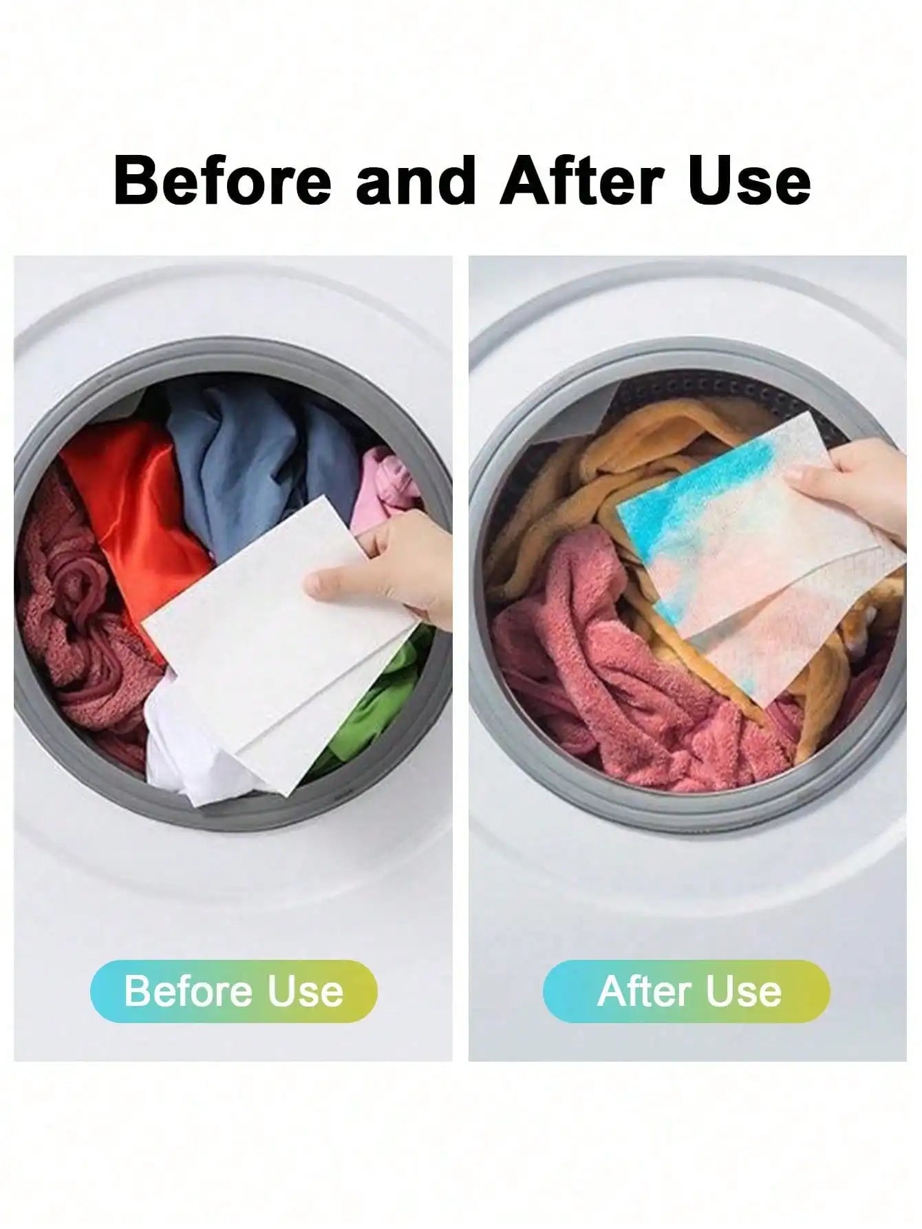 50 Anti-dyeing Laundry Absorbing Tablets Strong Absorption Qme