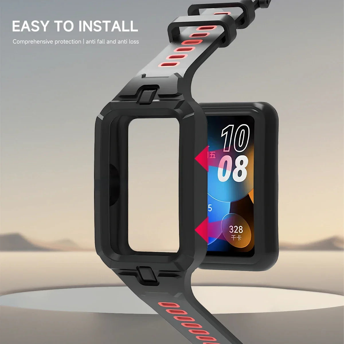 Silicone Strap for Huawei Band 9 8 7 6 Smart Watch Replacement Bracelet Sport Breathable Straps for Huawei Band9 Qme