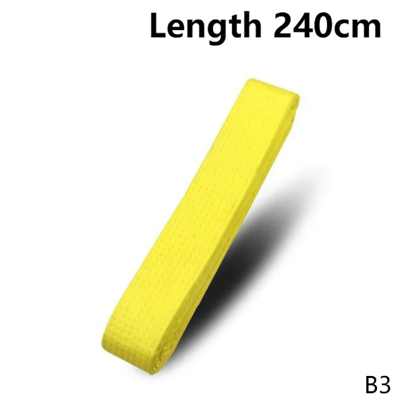 Taekwondo Colored Ranking Belts Cotton Martial Arts Judo Karate TKD Qme B4