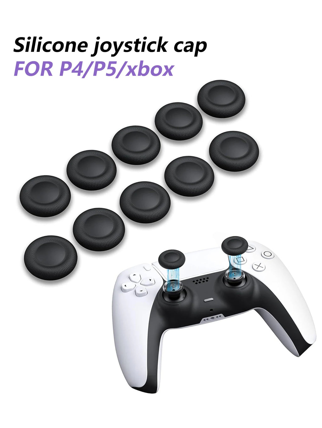 10 Silicone Thumb Grips Suitable P5 P4 Mushroom Head Repair DSE Qme