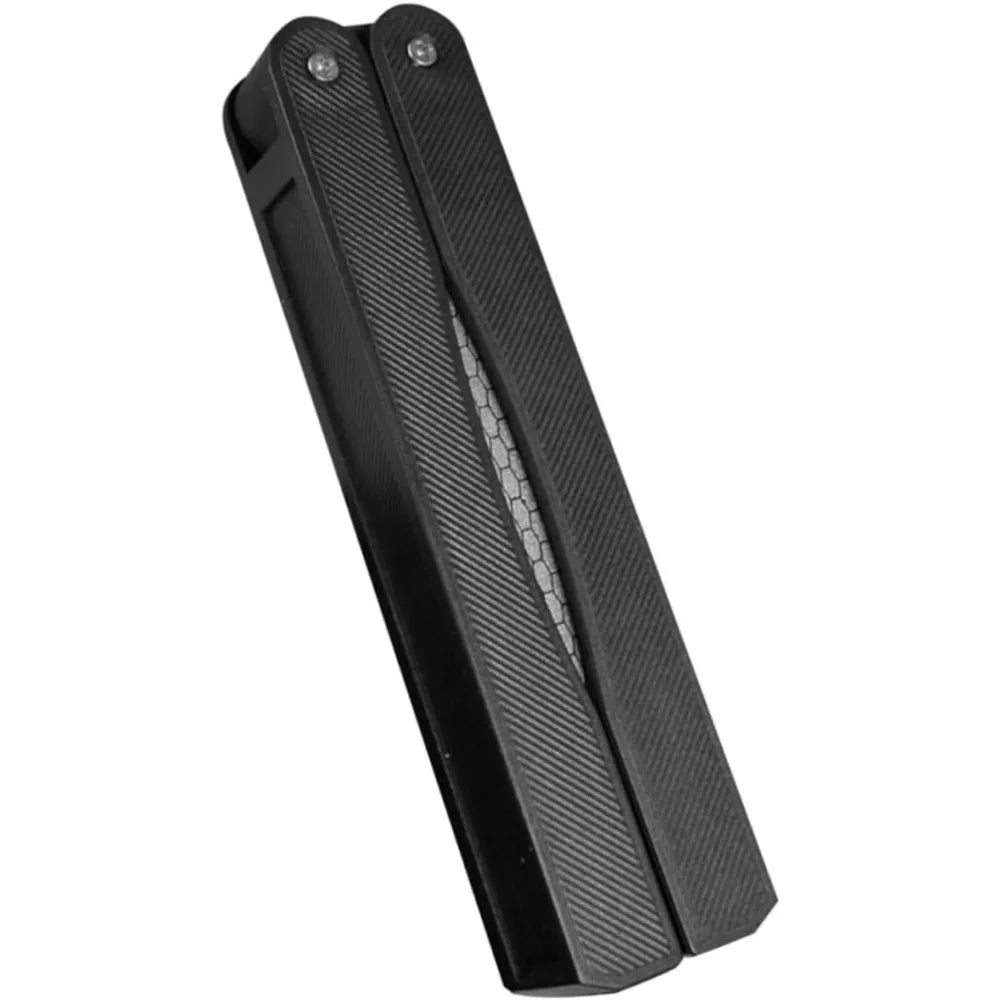 Portable Diamond Knife Sharpener 400 600 Grit Double Sided Foldable Qme