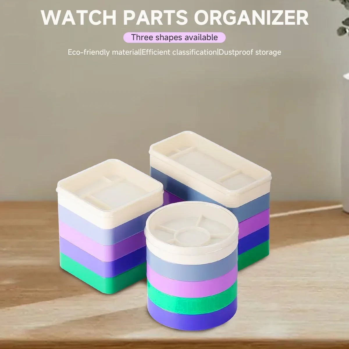 Watch Parts Storage Box 5 Layer Watch Parts Storage Box Watch Accessories Tools for Screw Component Movement Hardware Parts Qme