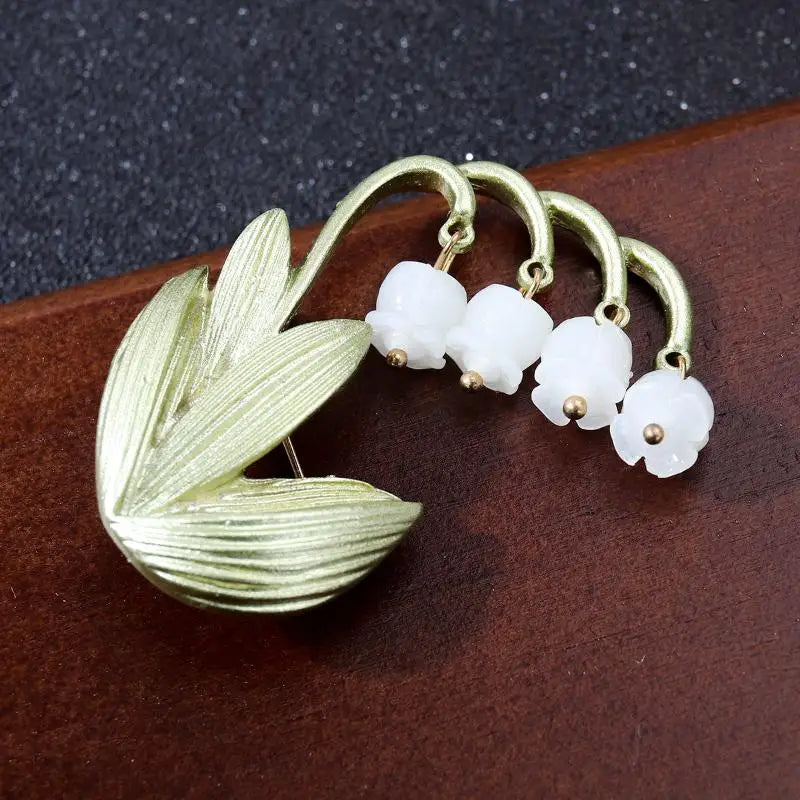 1/5Pcs Wedding Holiday Party Couple Gift Luxury Beautiful Fringe Tulip Flower Design Brooch For Men And Women Jewelry Accessory Qme