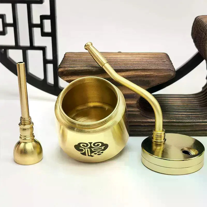 Detachable Brass Filter Pipe Hookah Suitable Tobacco Regular Medium Qme