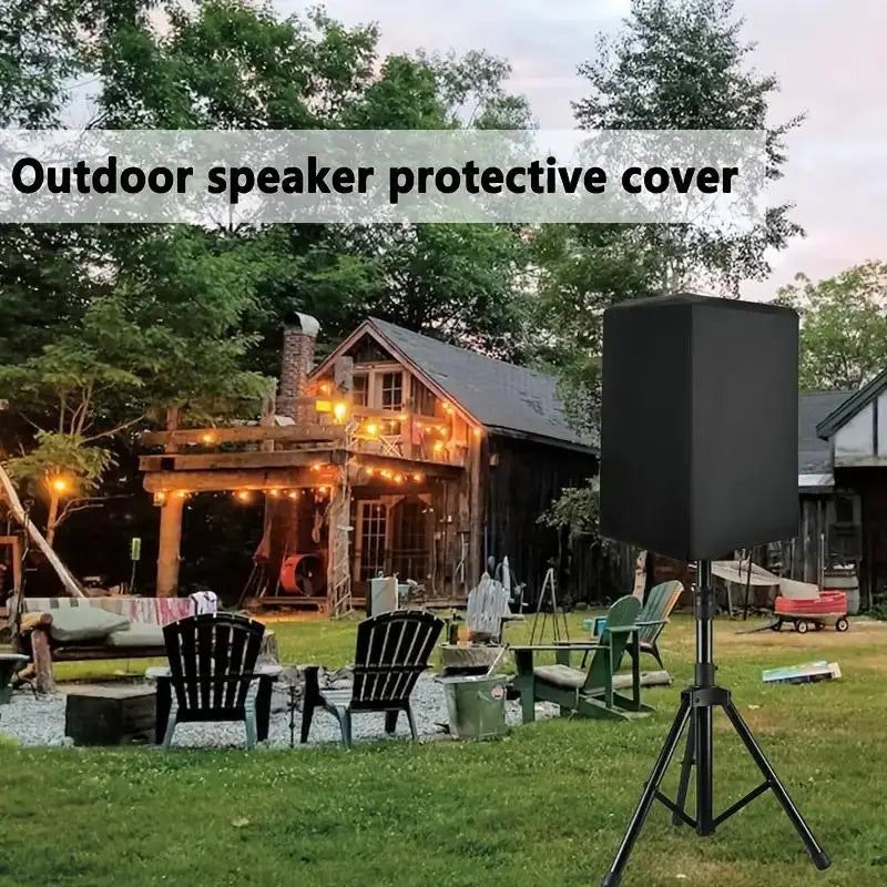 Resilient 210D Oxford Cloth Black Speaker Covers Water Dust Qme