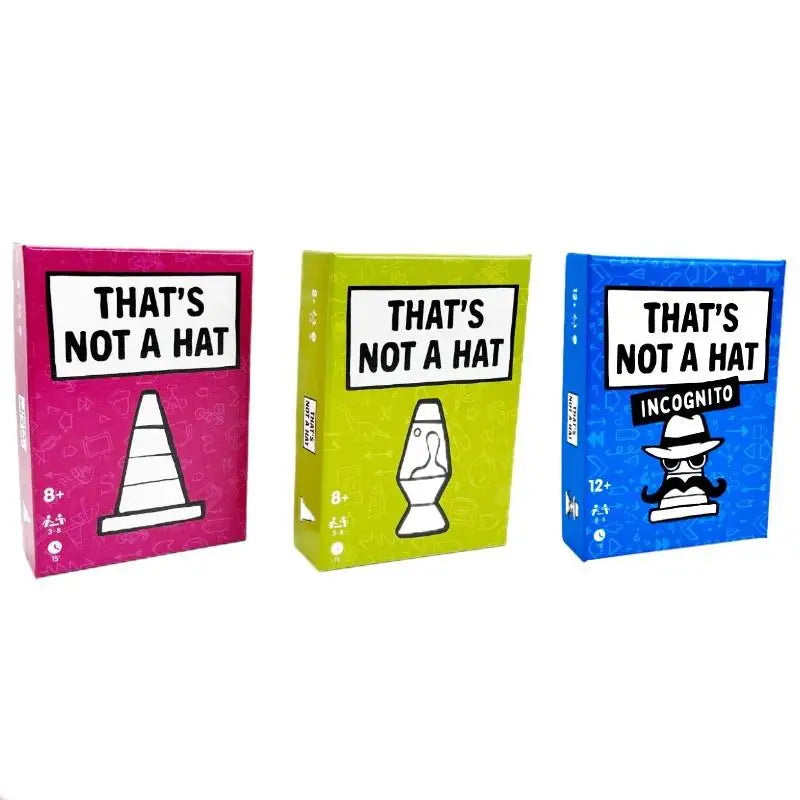English Tabletop Game 3-8 Players That's Not Hat Happy Party Board Qme
