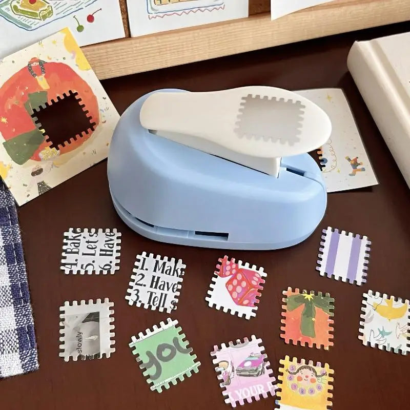 Stamp Border DIY Punch Shape Craft Puncher Embossing Machine Easy Qme