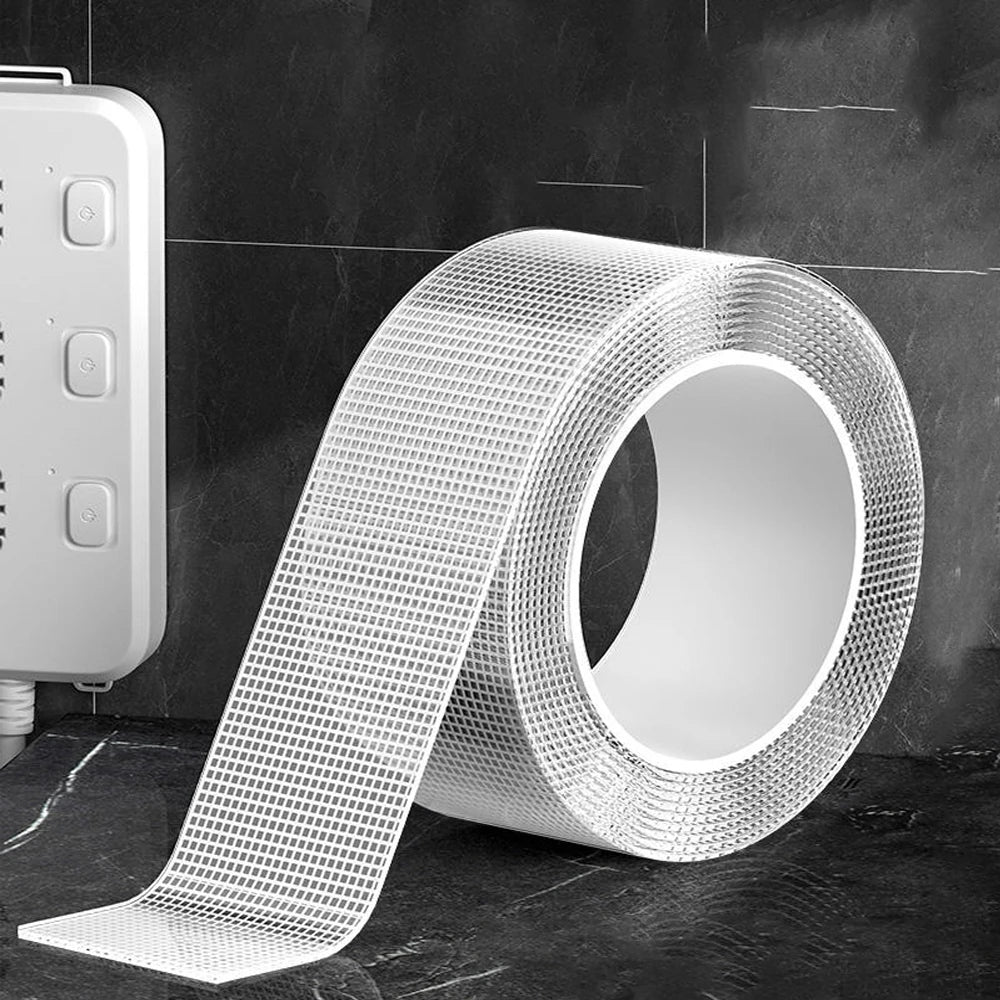 3cmx3M Nano Double-sided Adhesive Tape High Viscosity Upgraded Removable No Residue Waterproof Extra Strong Sticky Strip Sticker Qme 1 Roll 1m 1mm|30mm