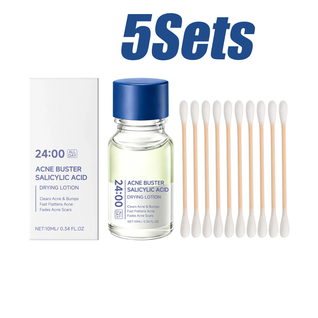 Salicylic Acid Acne Buster Remover Blackhead Oil Control Tenderizing Delicate Pores Pimple Spot Remover Facial Skin Care Essence Qme 5sets