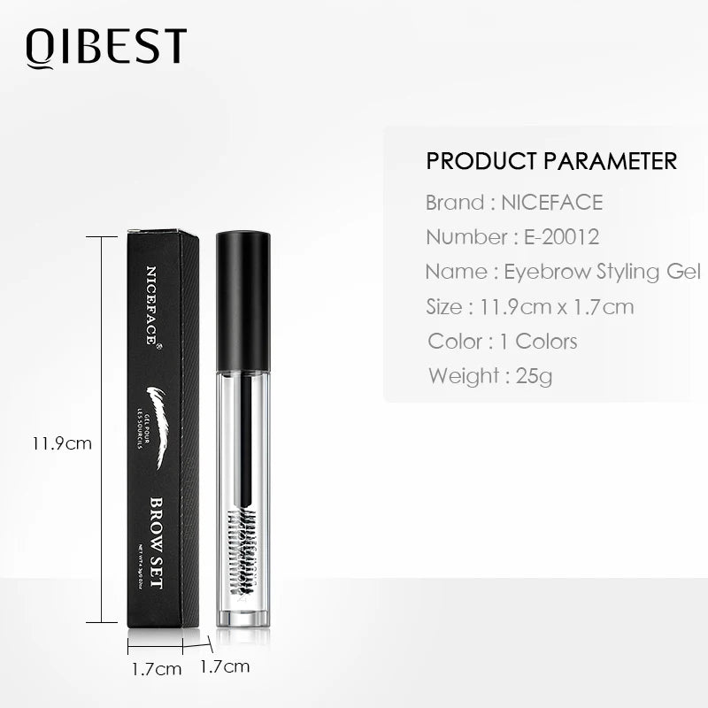 Transparent Eyebrow Gel Brows Wax Waterproof Long-Lasting With 3D Brush Brow Styling Soap Gel For Eyebrows Women's Cosmetics Qme