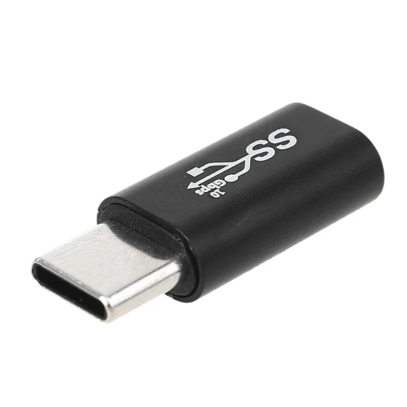 10pcs Type C to USB 3.0 Adapter OTG USB C to Type C Male Female Converter Connector 35EA Qme