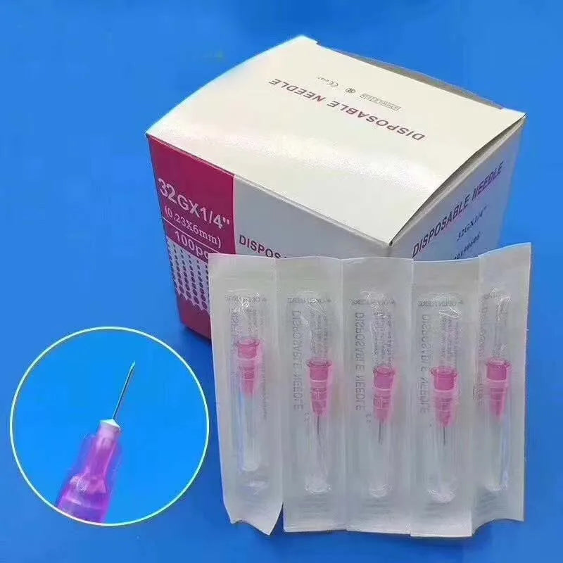Needle Piercing Transparent Syringe Injection Glue Clear Tip Cap Qme