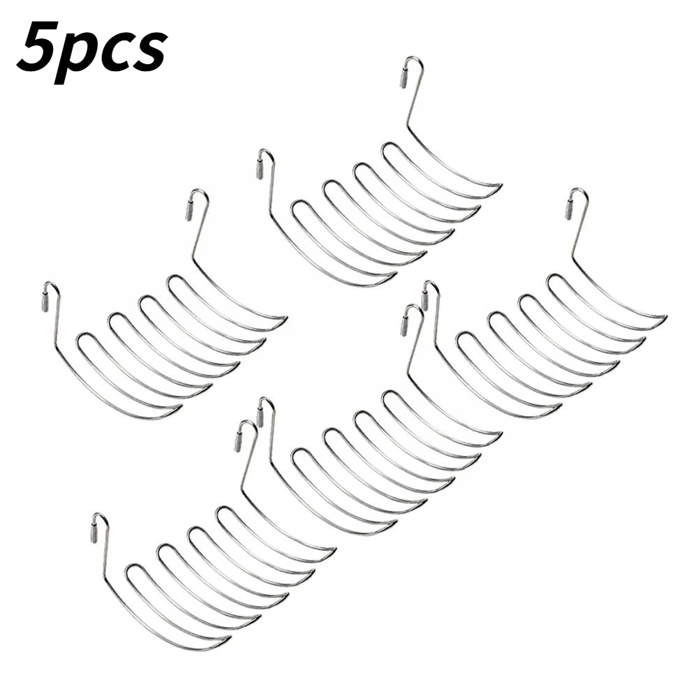 Kitchen Retractable Stainless Steel Sink Hanging Basket 1/3/5Pcs Drain Storage Holder For Household Daily Sundry Organizing Qme silvery 5pcs