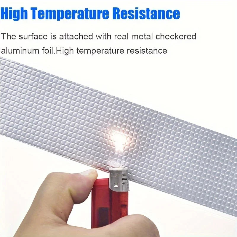 20cm Leak Repair Butyl Tape Waterproof Sealing Tape for Roof Flashing, Patching and Gutter, Boat, Duct, RV, Awning Qme