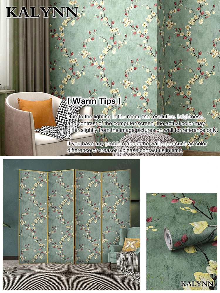 Wood Peel Stick Wallpaper Vinyl Self Adhesive Contact Paper Removable Qme Flower 01 32FTx17in(10mx45cm)