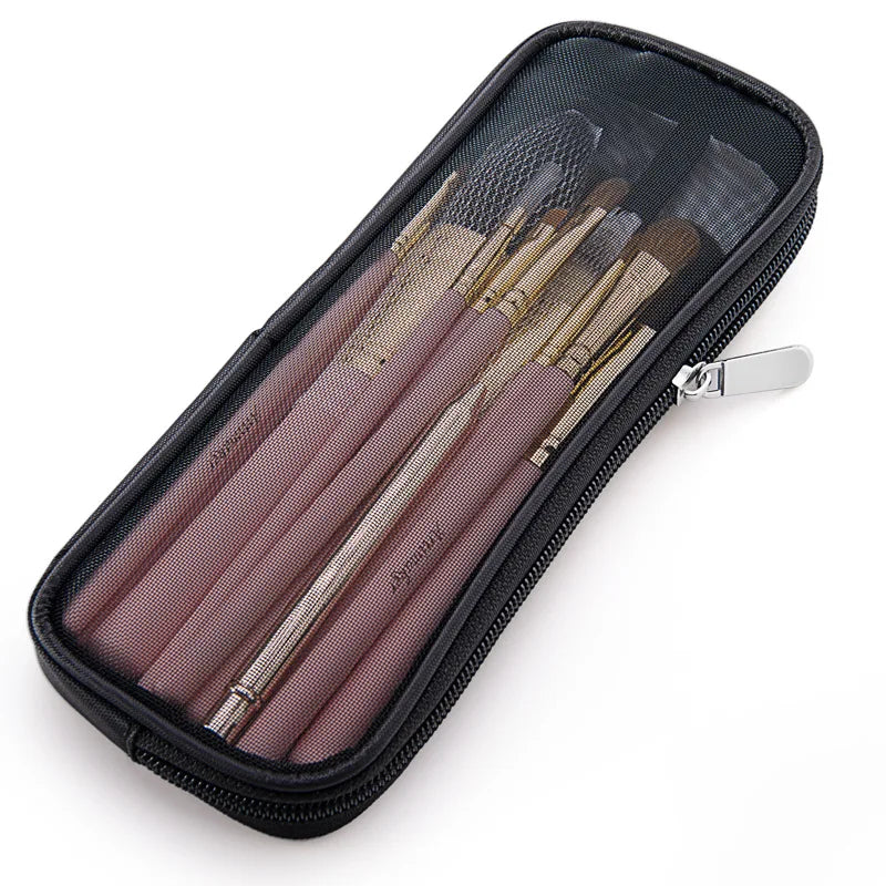 Makeup Brush Travel Case Cosmetic Toiletry Bag Organizer Men Women Qme