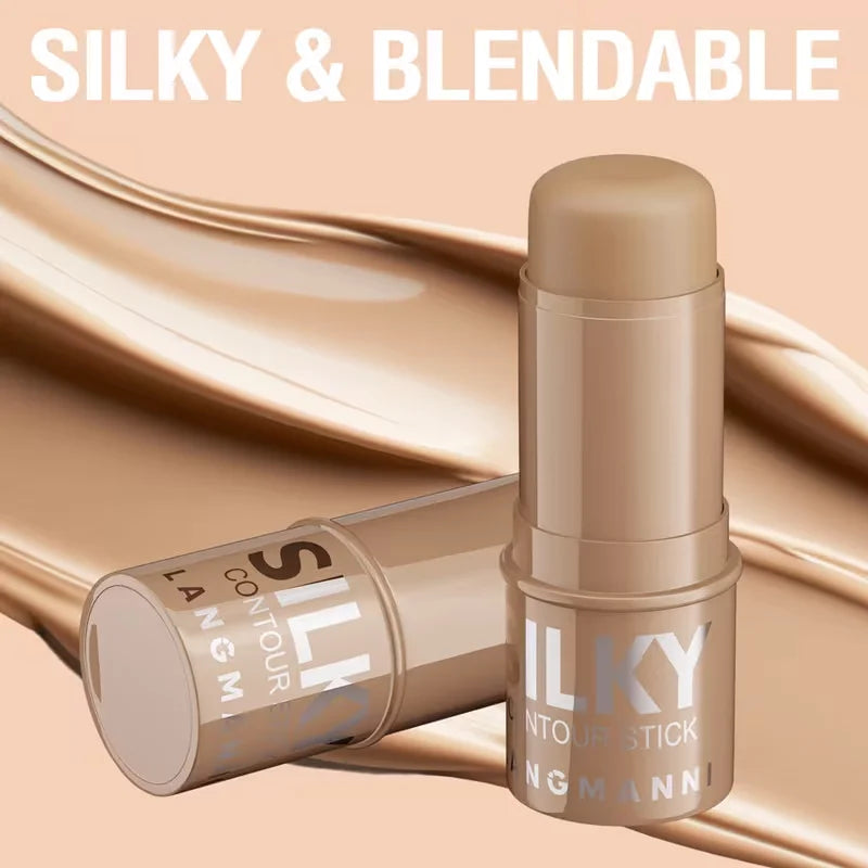 Tri-color Multi-functional Face Brightening Contour Stick Contouring Qme