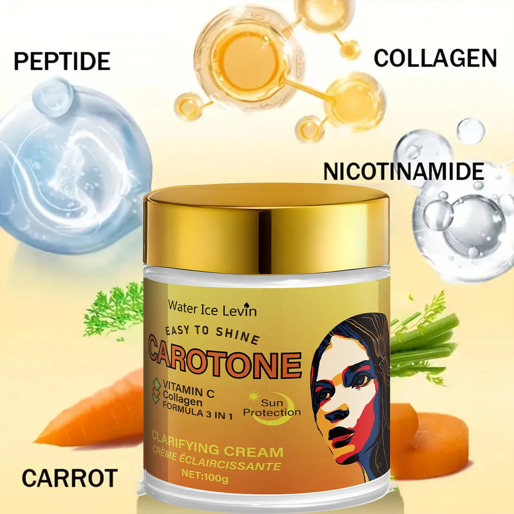 With Vitamin C + Collagen & sun protection for clarifying, long-lasting skin radiance. 100g Qme