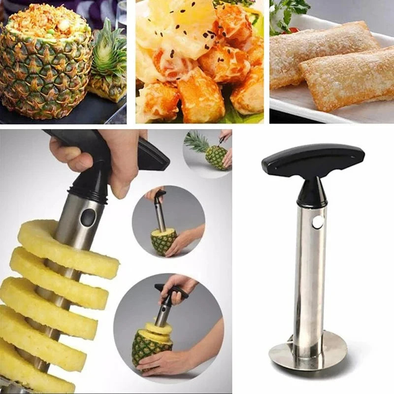 1pcs Pineapple Slicer Peeler Peeler Stainless Steel Fruit Tools Cooking Tools Kitchen Accessories Kitchen Gadgets Qme