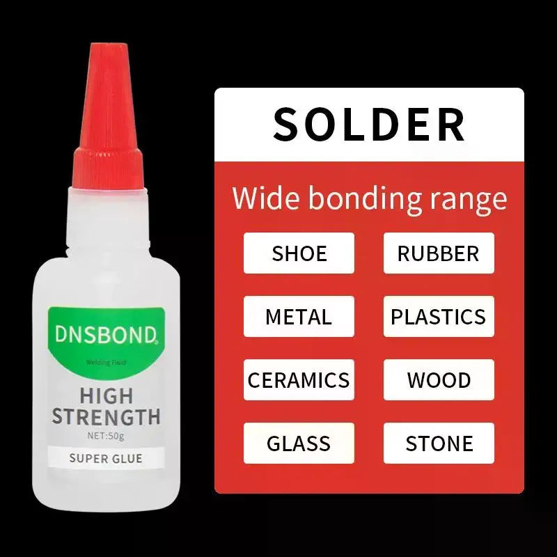 20/50g Instant Glue Fast Super Glue Universal Clear Non-Marking Repair Adhesive High Strength Welding Oily Super Glue Qme