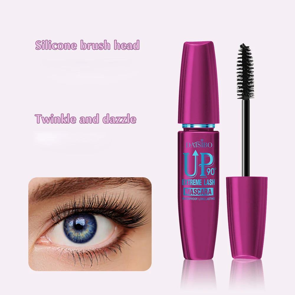 Black Eye Waterproof Sweat Proof Non Smudging Curly Thick Durable Qme