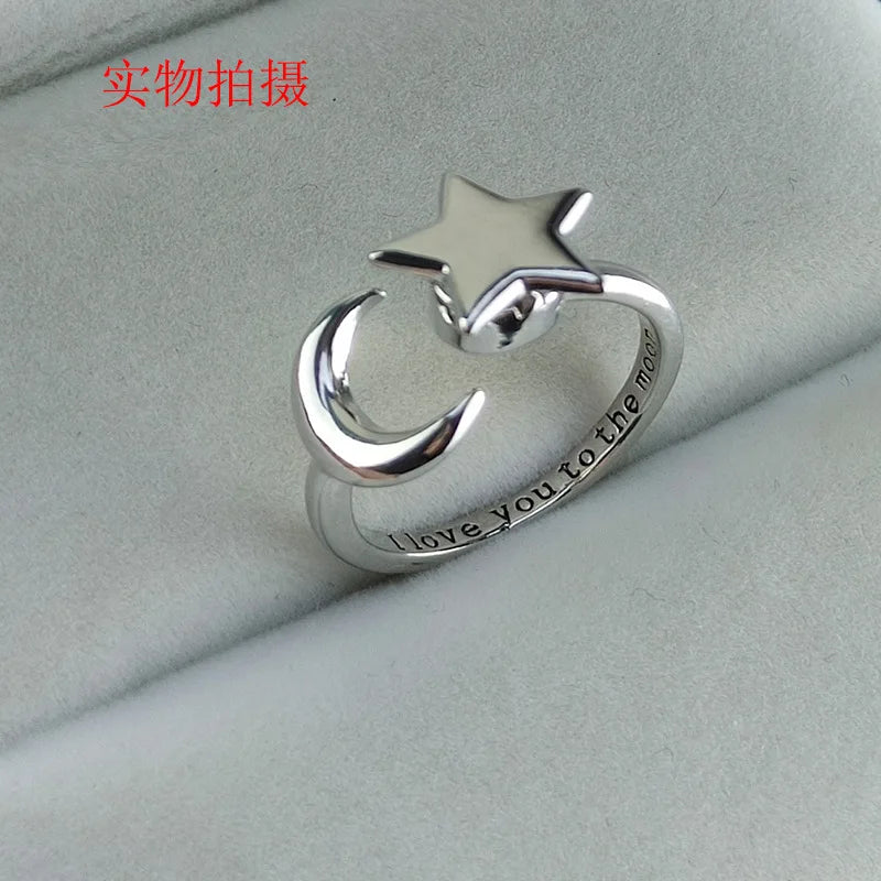 Rotating Ring Engraved Adjustable Anxiety Relief Opening Ring Decompression Zirconia Ring Women 2025 New Trending Rings Women Qme