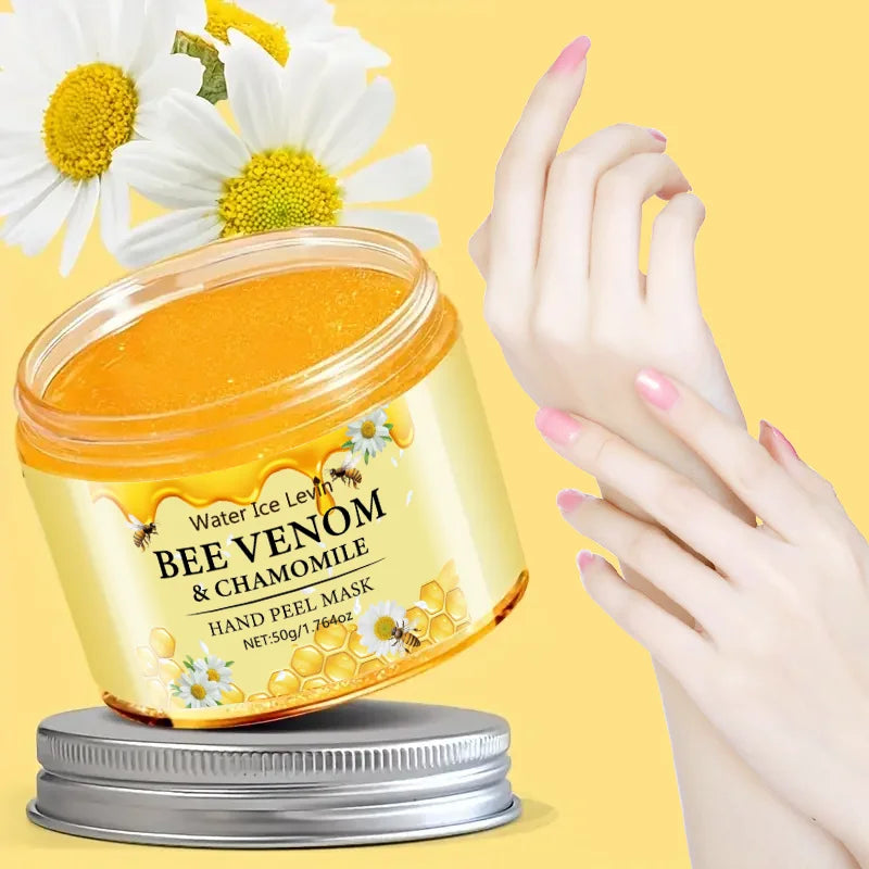 Bee venom chamomile Moisturizing Exfoliating Hand Wax Mask Moisturizing exfoliating nourishing skin care Qme
